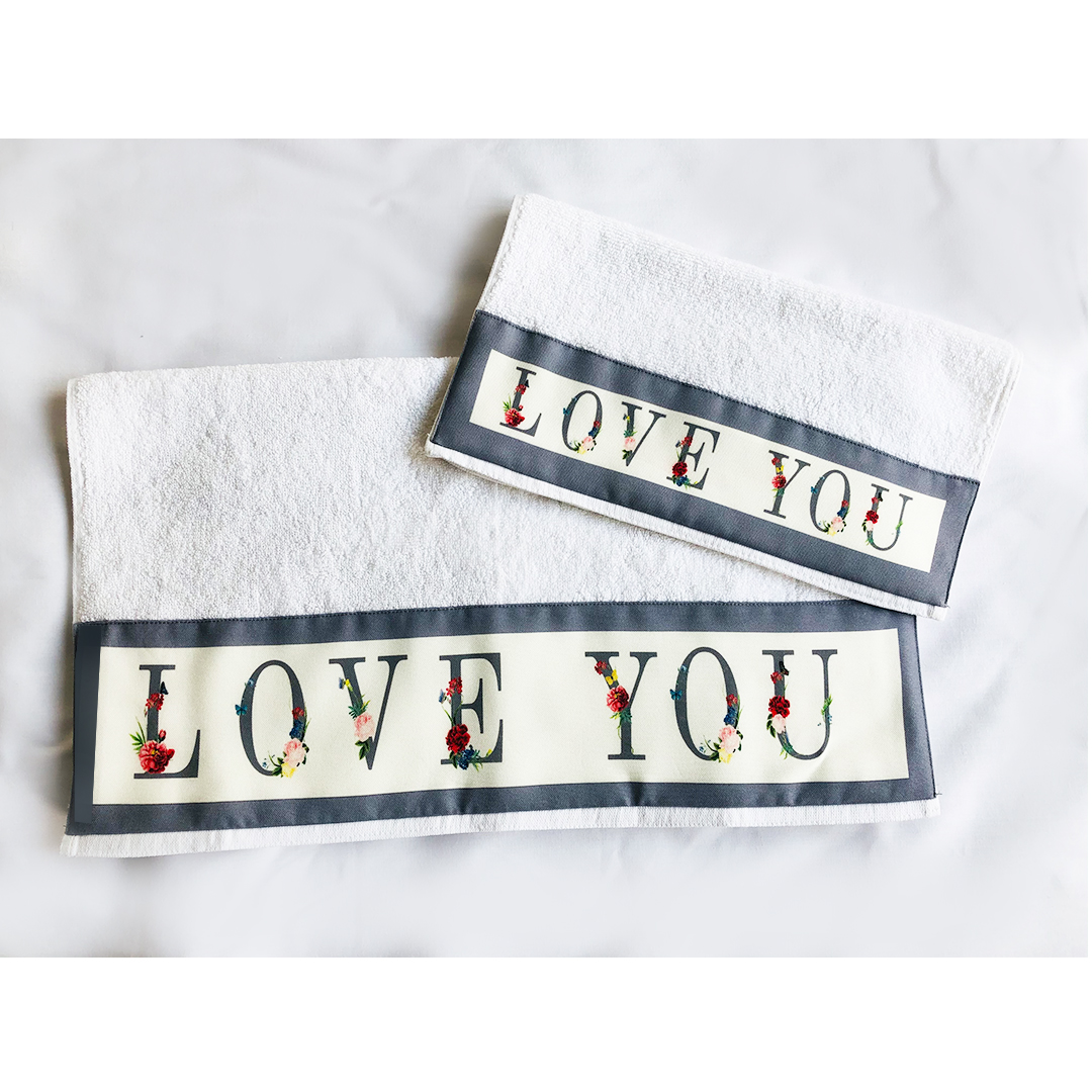 Love You Towels pack